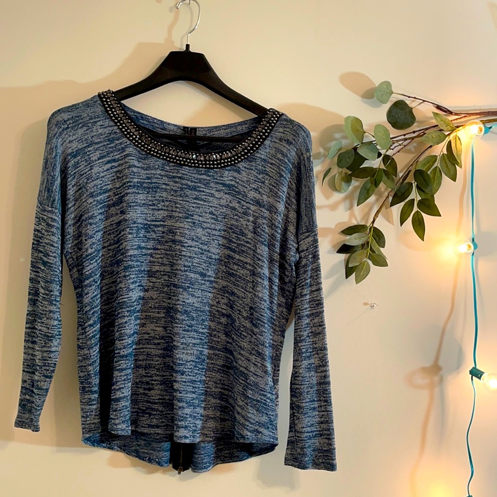 Beaded Sweater Plus Size